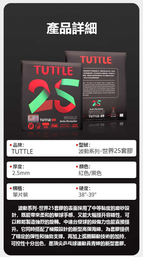 TUTTLE-25 World 產品展示
